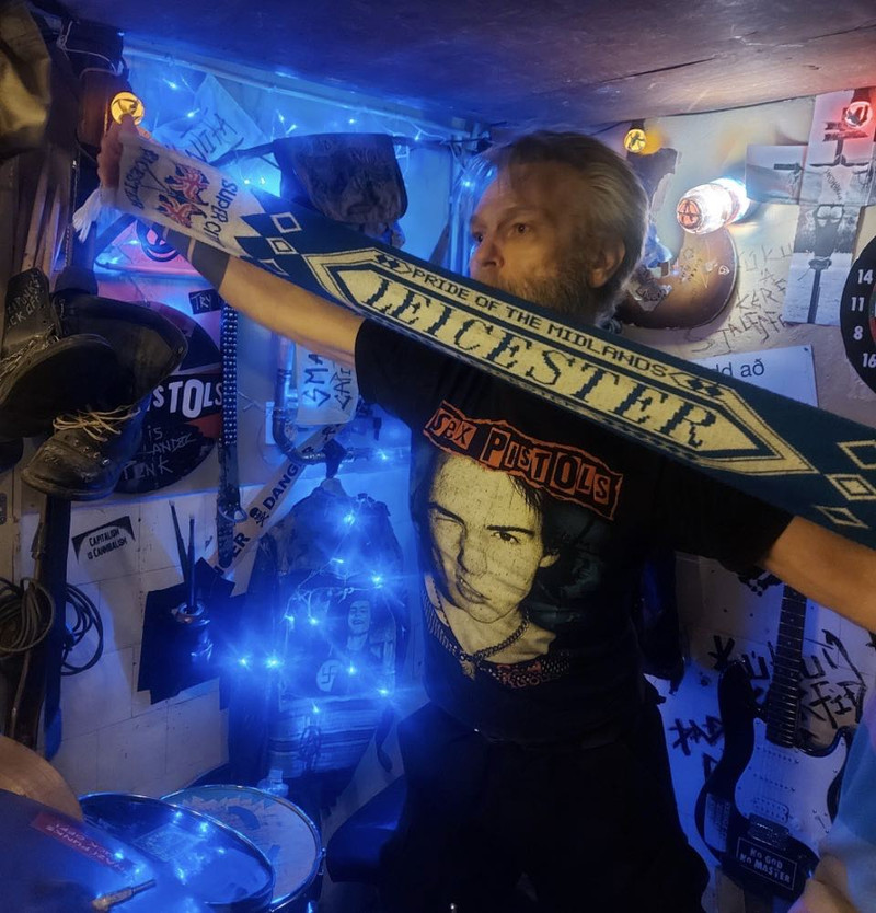 Gunnþór Sigurðsson, stuðningsmaður Leicester.