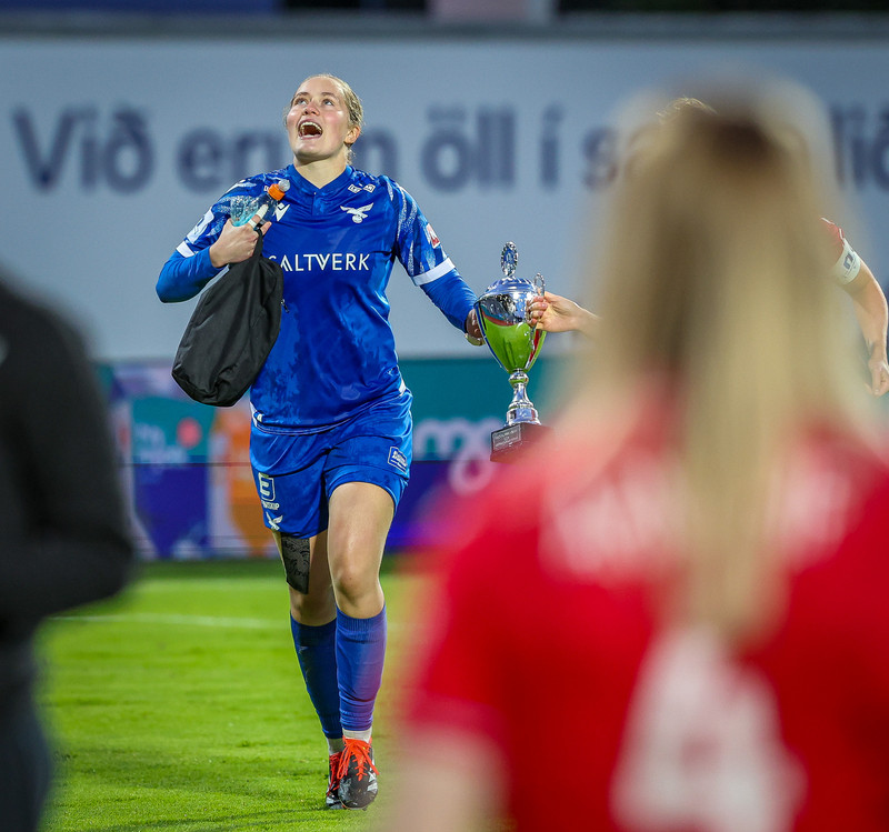 Bikarmeistari með Val í fyrra.