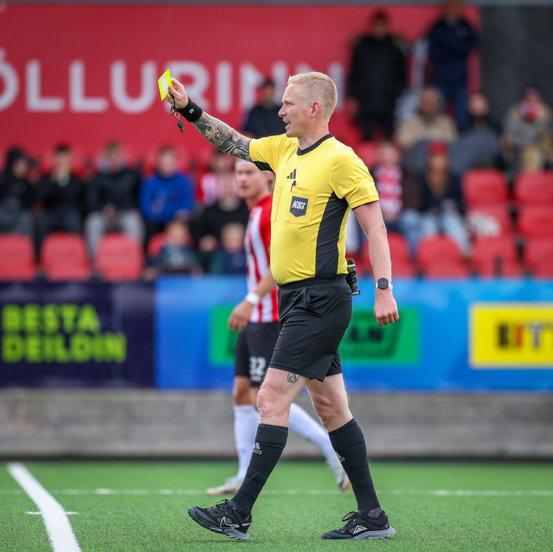 Gunnar Freyr Róbertsson dæmir í Breiðholtinu.