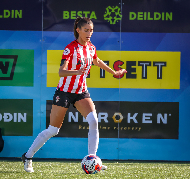 Jelena Tinna Kujundzic, miðvörður Þróttar.