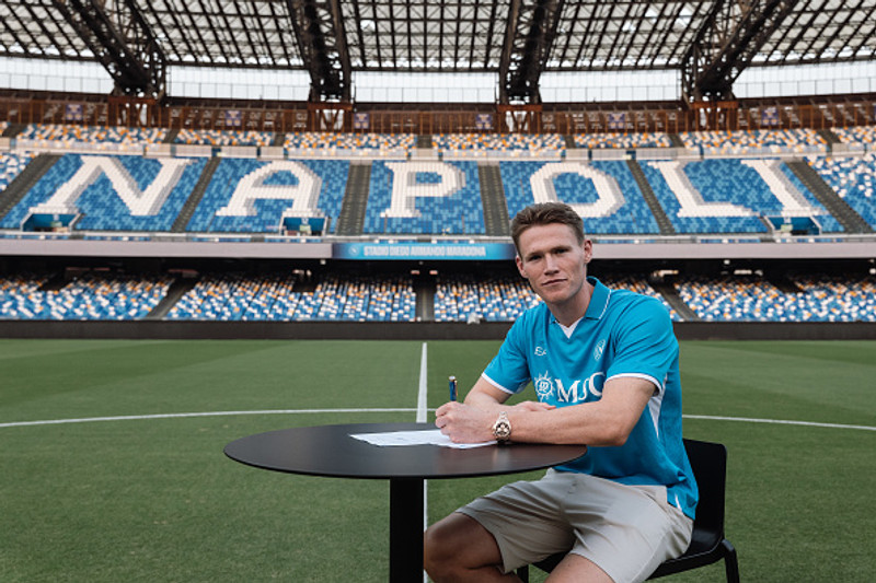 McTominay í Napolí.