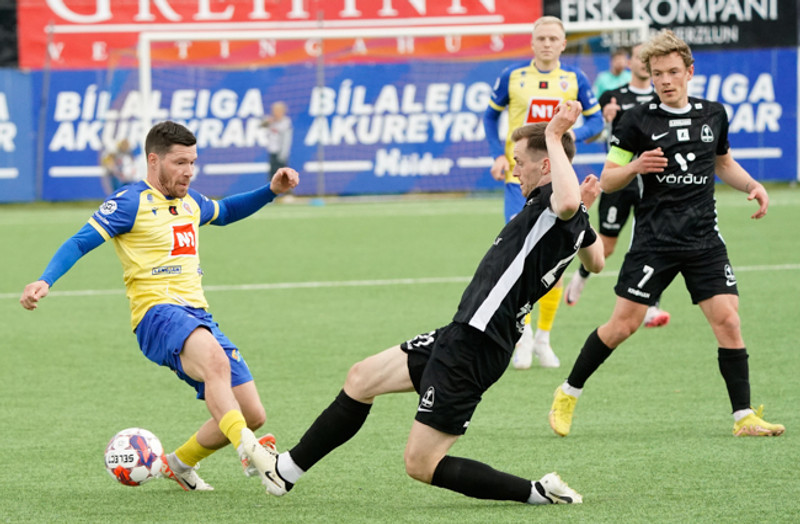 Myndaveisla: Breiðablik vann KA í fimm marka leik