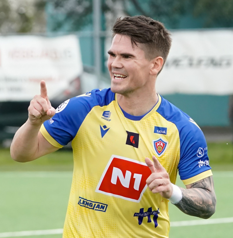 Viðar Örn var maður leiksins þrátt fyrir að hafa verið í tapliði.