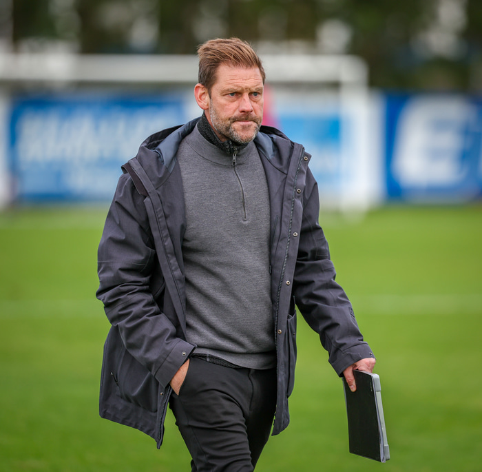 Jón Þór Hauksson, þjálfari Skagaliðsins.
