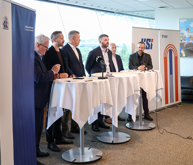 Hybrid gras verður lagt á Laugardalsvöll