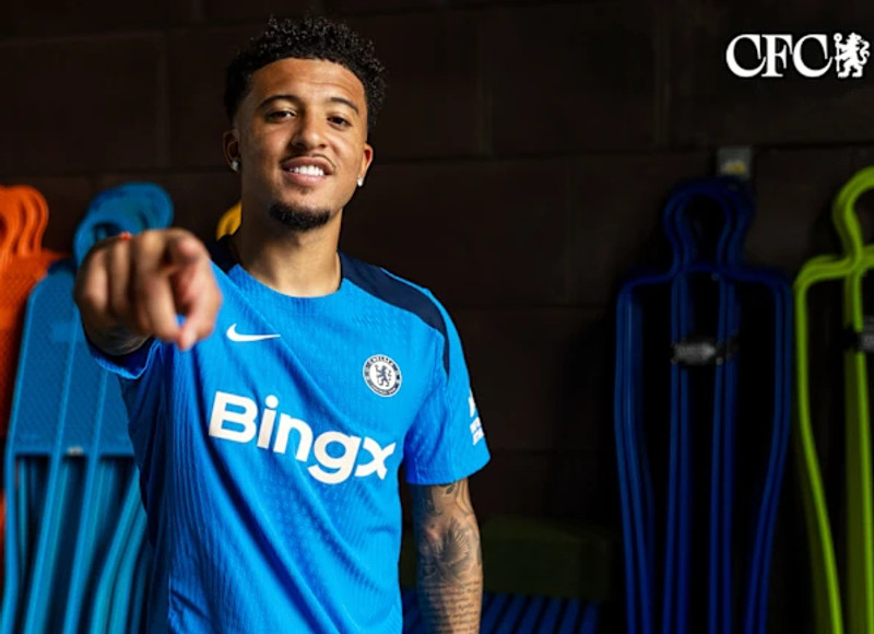 Sancho bjargaði stigi fyrir Chelsea