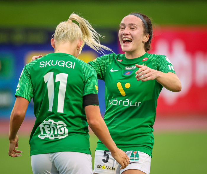 Samantha Smith er á láni hjá Breiðabliki frá FHL.