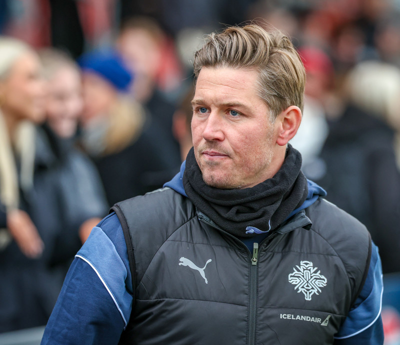 Ólafur Ingi Skúlason, þjálfari U21 landsliðsins.