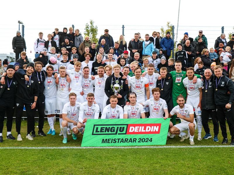 ÍBV vann Lengjudeildina 2024.