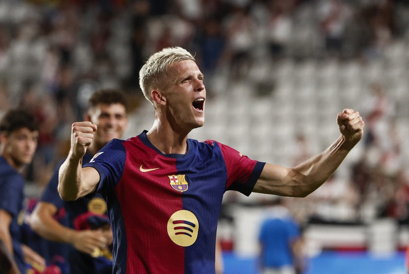 Dani Olmo missir af næstu leikjum Börsunga.