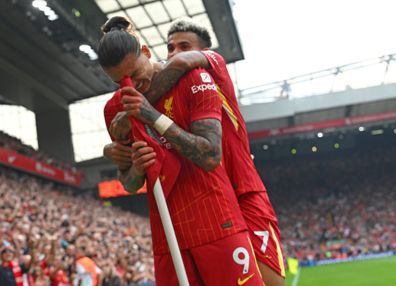 Liverpool er á toppnum.