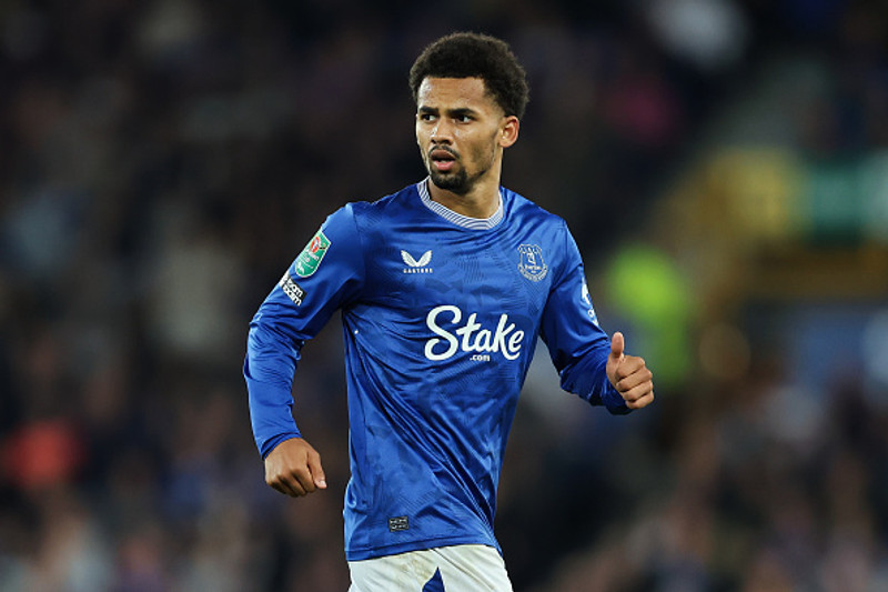 Iliman Ndaiye var allt í öllu hjá Everton