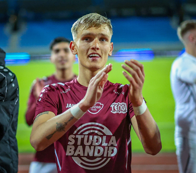 Vann Fótbolti.net bikarinn með Selfossi 2024.