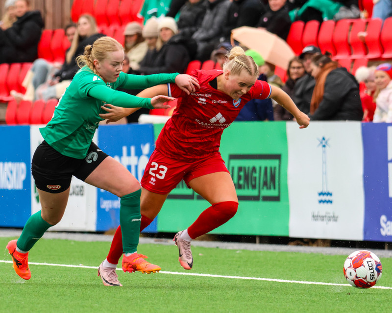 Myndaveisla: Haukar fögnuðu sigri í 2. deild eftir sigur á Völsungi