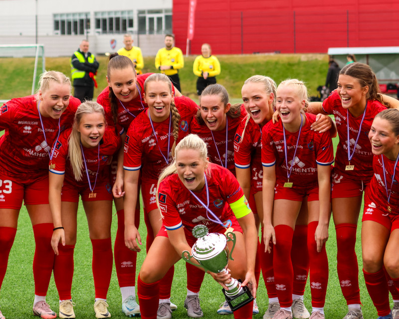 Myndaveisla: Haukar fögnuðu sigri í 2. deild eftir sigur á Völsungi