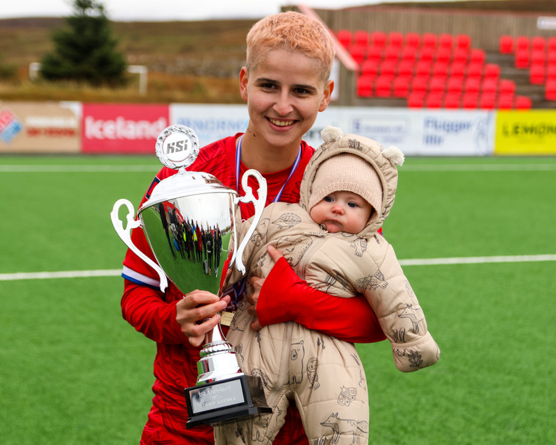 Myndaveisla: Haukar fögnuðu sigri í 2. deild eftir sigur á Völsungi