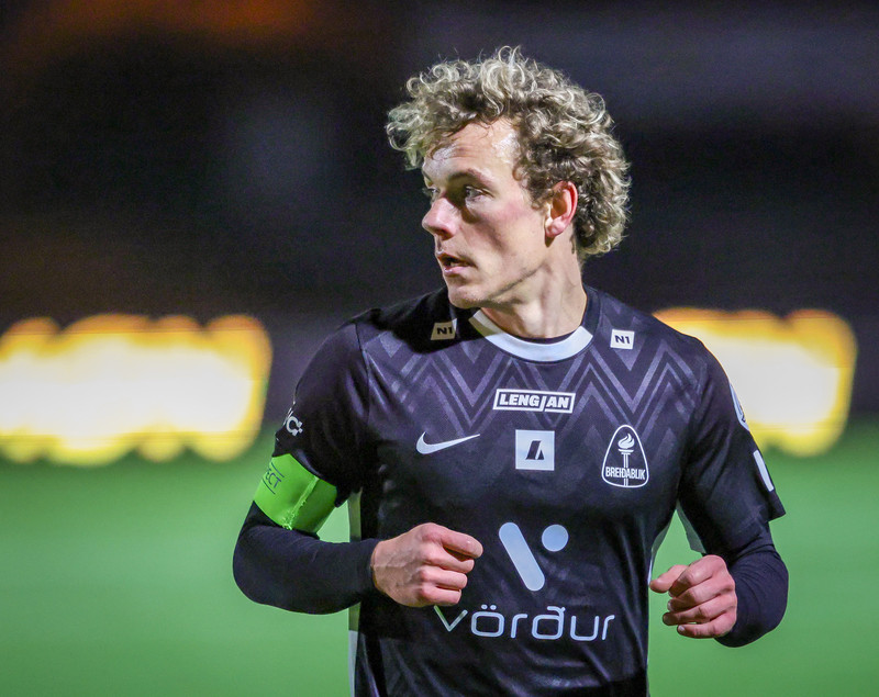 Höskuldur Gunnlaugsson, fyrirliði Breiðabliks.