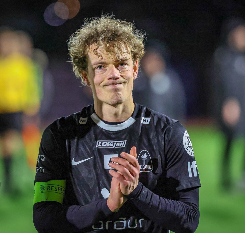 Höskuldur Gunnlaugsson, fyrirliði Breiðabliks.