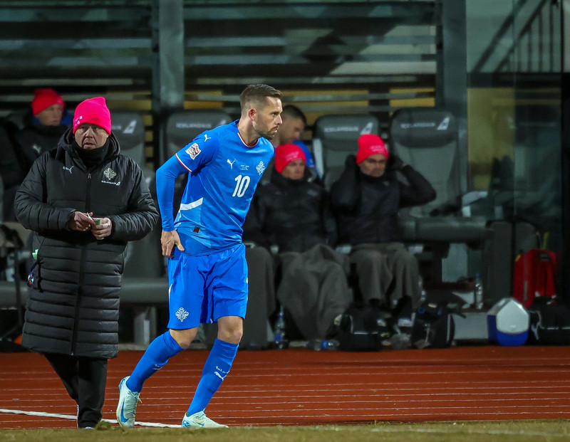 Gylfi Þór Sigurðsson fékk örfáar mínútur í síðasta landsleikjaglugga.