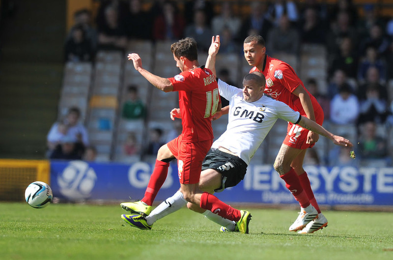 Alli og Baldock saman í leik með MK Dons fyrir um það bil tíu árum síðan