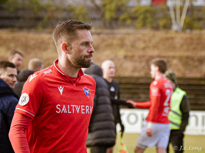 Verður þetta síðasti leikur Gylfa?