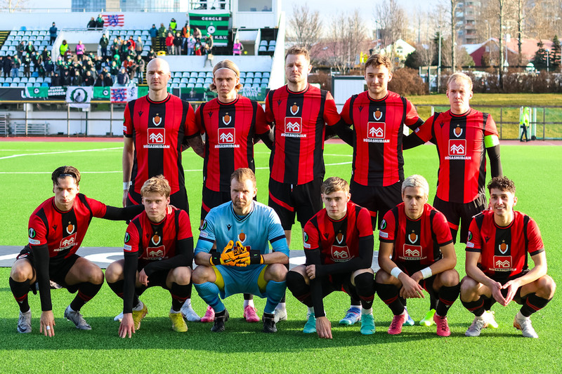 Byrjunarlið Víkings í dag.