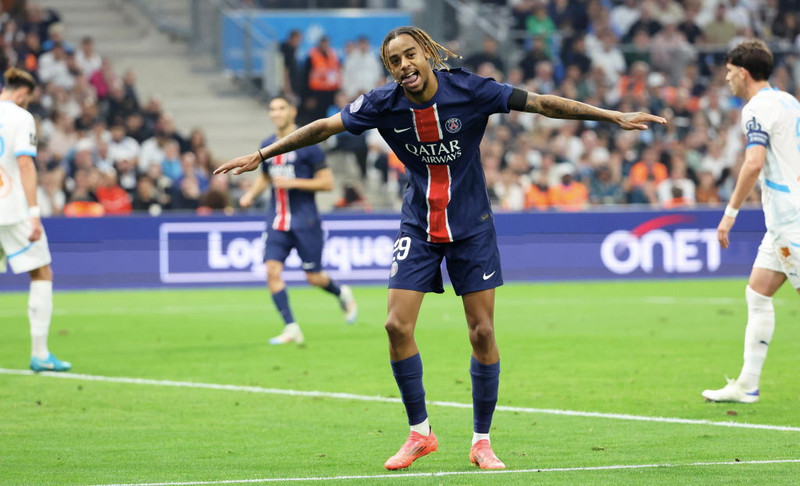 Bradley Barcola skoraði seinna mark PSG