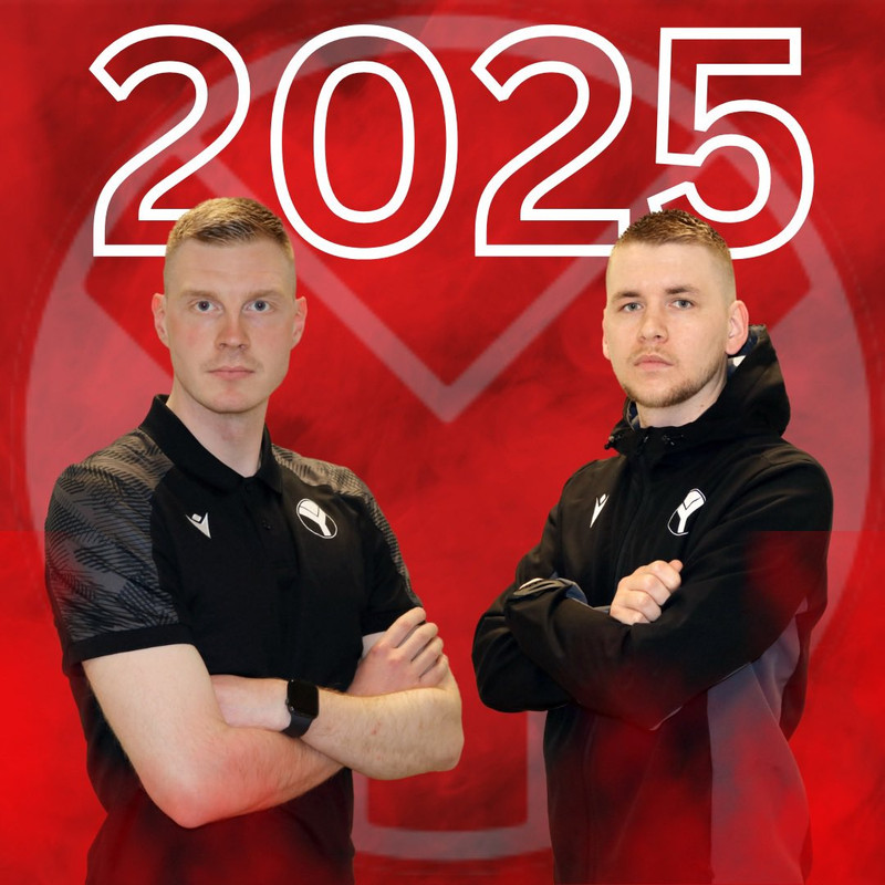 Þórarinn Jónas Ásgeirsson og Guðjón Geir Geirsson, þjálfarar Ýmis.
