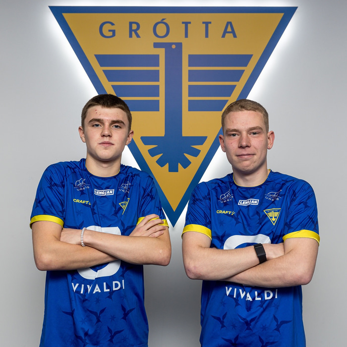 Viktor Orri og Aron Bjarni.