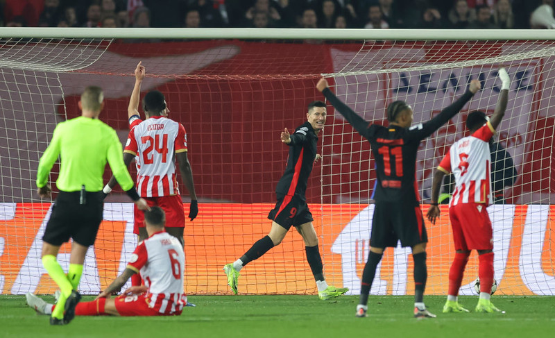 Robert Lewandowski og Raphinha áttu stórleik með Barcelona