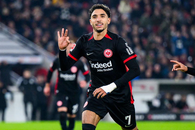 Omar Marmoush kvaddi Frankfurt með sigurmarki