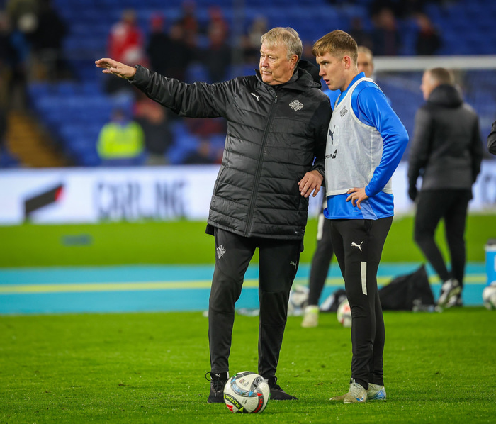 Age Hareide var þjálfari Íslands í 19 mánuði.