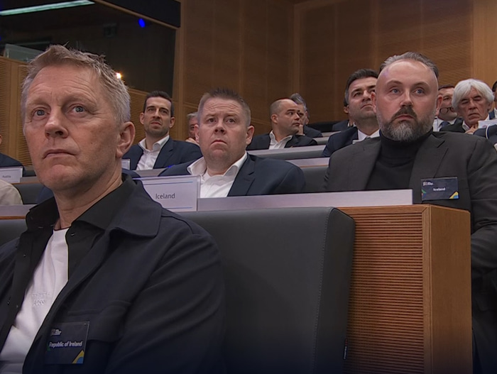 Dregið var í Nyon í Sviss og voru mörg kunnugleg andlit.