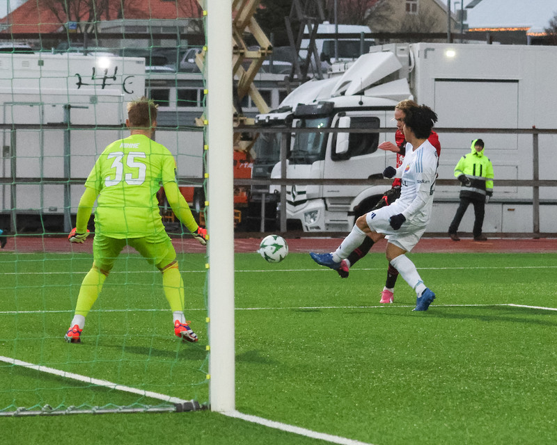 Myndaveisla: Djurgarden vann Víkinga á Kópavogsvelli