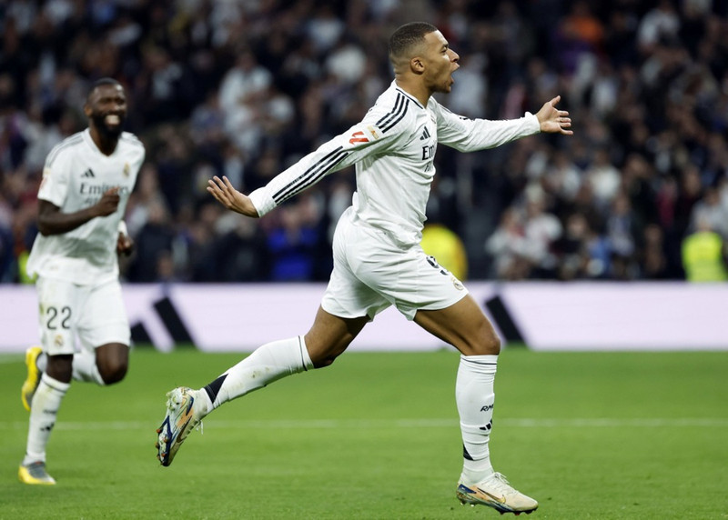 Spánn: Mbappe óstöðvandi - Með þrennu í sigri Real Madrid