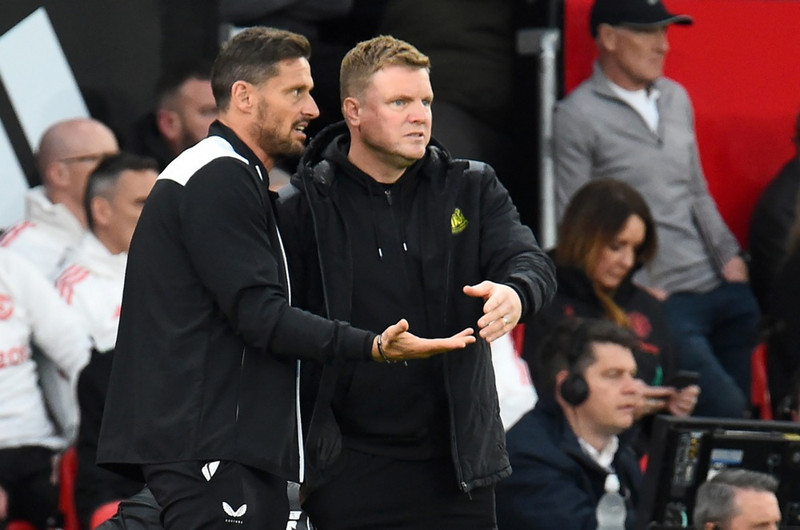 Jason Tindall og Eddie Howe