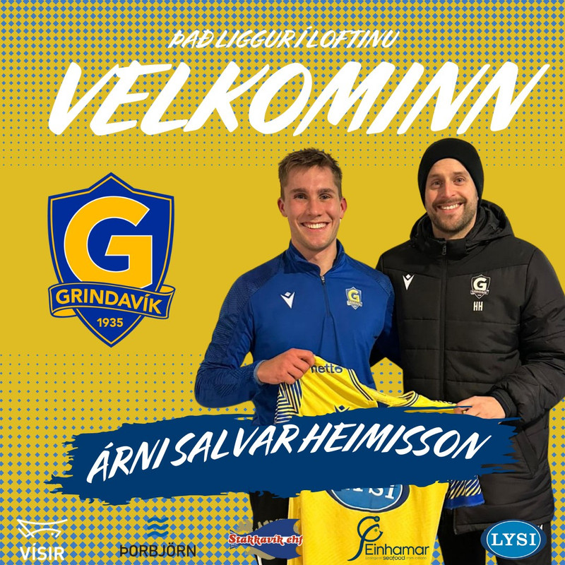 Grindavík fær Árna Salvar frá ÍA (Staðfest)