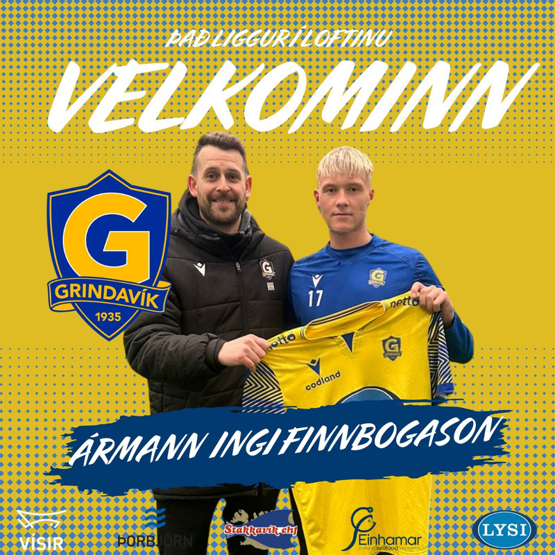 Ármann Ingi Finnbogason kom á láni frá ÍA eins og nokkrir aðrir.