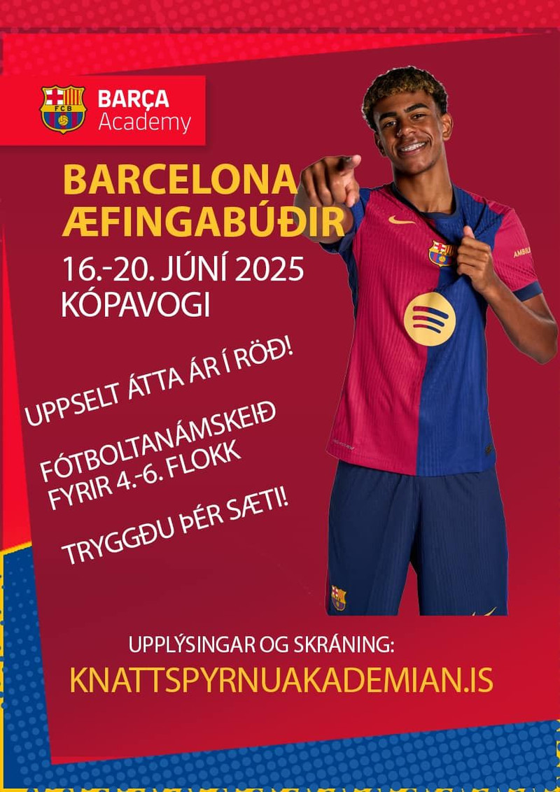 Fótboltaskóli FC Barcelona á Íslandi í sumar