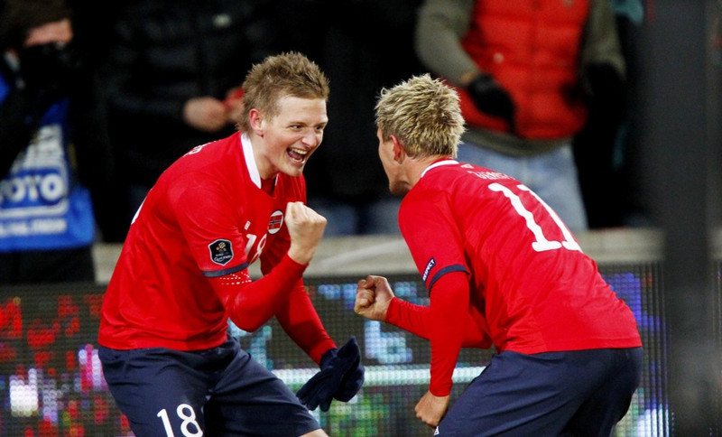 Erik Huseklepp lék 36 landsleiki með Noregi 2008-2014.