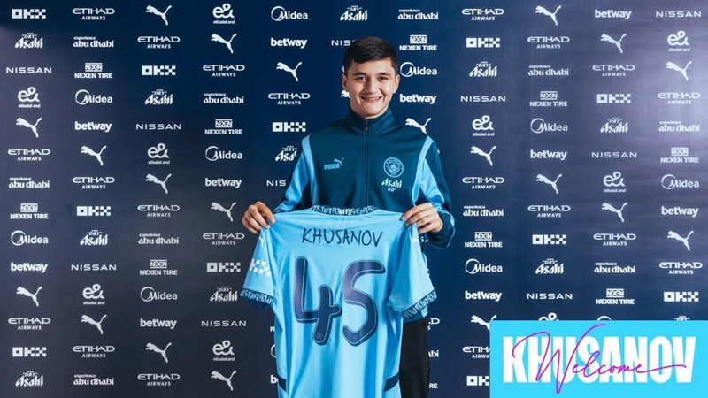 Khusanov til liðs við Man City (Staðfest)