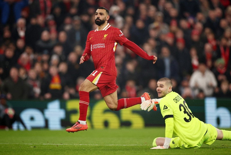 Mo Salah gerði 19. deildarmark sitt