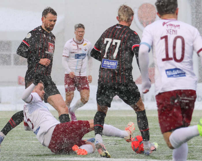 Víkingar hafa verið að spila í Reykjavíkurmótinu til að koma sér í leikform fyrir leikina mikilvægu.