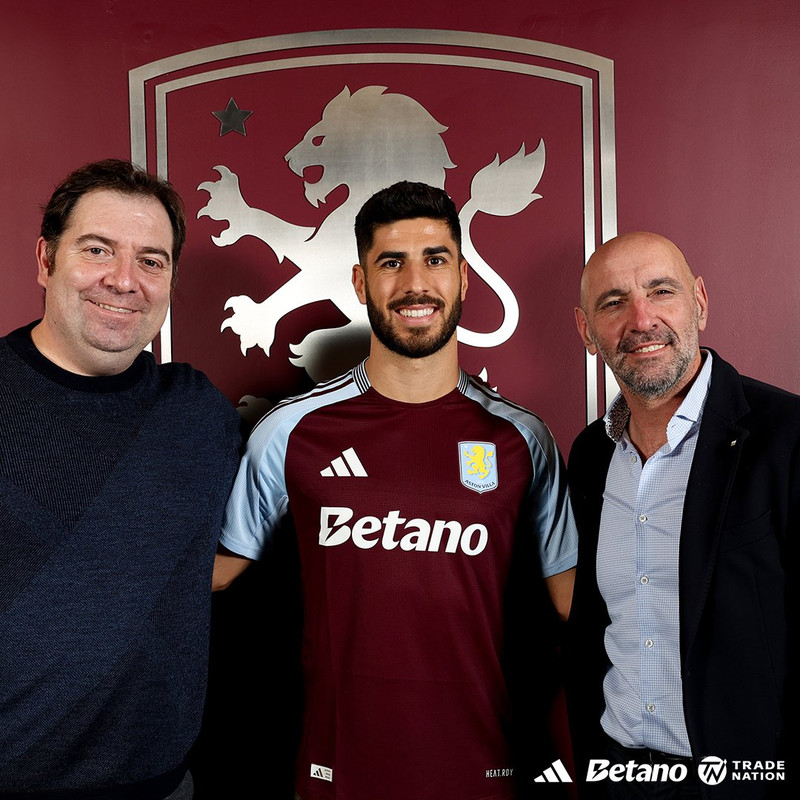 Marco Asensio gekk til liðs við Aston Villa á lokadegi félagaskiptagluggans