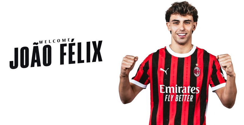 Flakkarinn Felix kynntur hjá AC Milan (Staðfest)