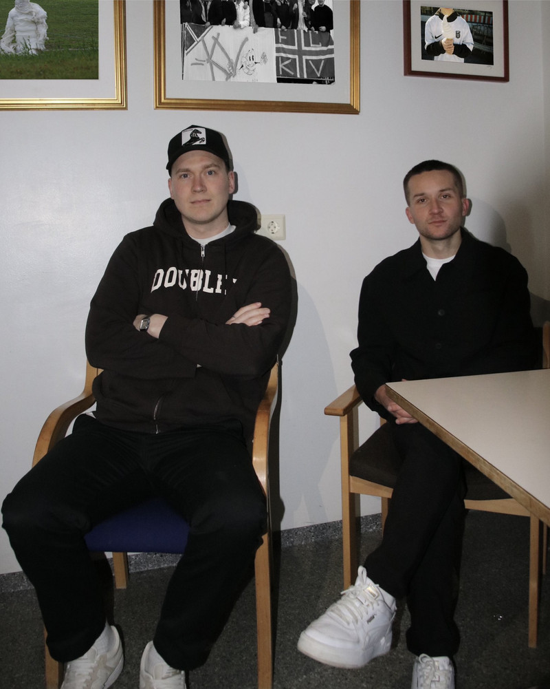 Orri Fannar Þórisson og Davíð Guðrúnarson.