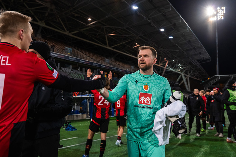 Ingvar Jónsson var maður leiksins í fyrri leiknum gegn Panathinaikos.