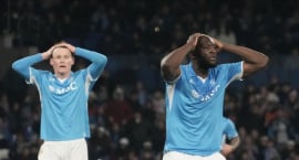 Ítalía: Napoli missteig sig á heimavelli