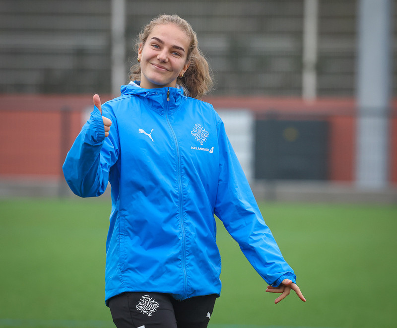 Myndaveisla frá æfingu Íslands í Le Mans