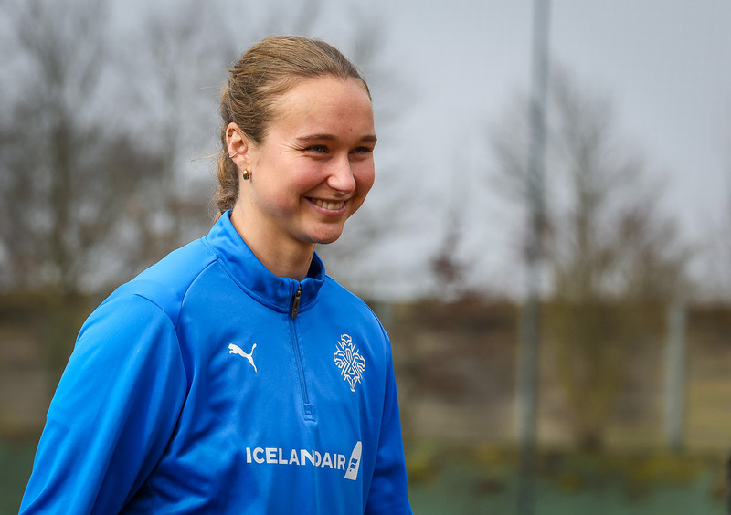 Myndaveisla frá æfingu Íslands í Le Mans